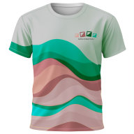 Футболка "весна" (зелёный/розовый) - "клетка"